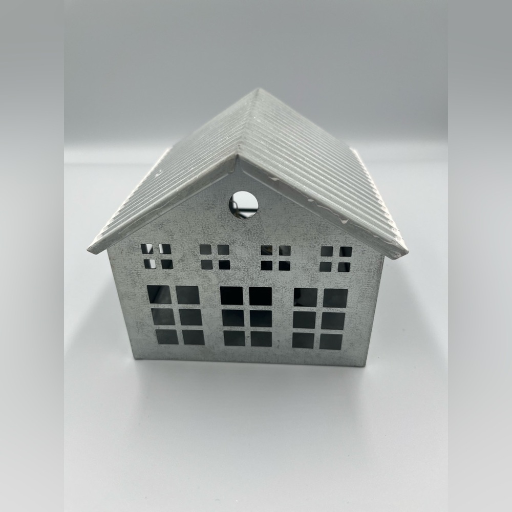 Set of Two - Galvanized Tin - Luminary - Holiday Houses - Target Wondershop - Picture 2 of 16